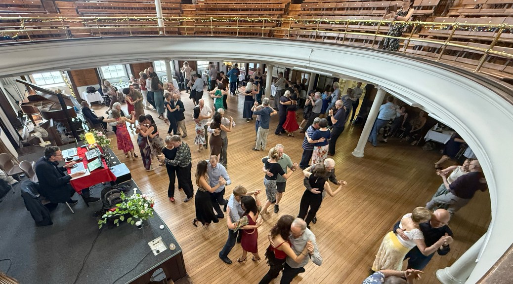 Sheffield Tango Festival – view from the gallery