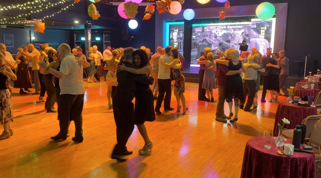 A view of the dance floor at Tango Feast in October 2026